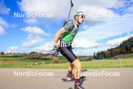 19.10.2024, Arcon, France (FRA): Hugo Francois (FRA) - Biathlon Samse Summer Tour, sprint, Arcon (FRA). www.nordicfocus.com. © Manzoni/NordicFocus. Every downloaded picture is fee-liable.