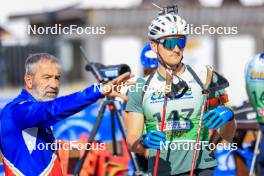 19.10.2024, Arcon, France (FRA): Fabien Claude (FRA) - Biathlon Samse Summer Tour, sprint, Arcon (FRA). www.nordicfocus.com. © Manzoni/NordicFocus. Every downloaded picture is fee-liable.