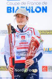 19.10.2024, Arcon, France (FRA): Chloe Chevalier (FRA) - Biathlon Samse Summer Tour, sprint, Arcon (FRA). www.nordicfocus.com. © Manzoni/NordicFocus. Every downloaded picture is fee-liable.