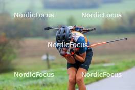 19.10.2024, Arcon, France (FRA): Romeo Zanella (FRA) - Biathlon Samse Summer Tour, sprint, Arcon (FRA). www.nordicfocus.com. © Manzoni/NordicFocus. Every downloaded picture is fee-liable.