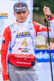 19.10.2024, Arcon, France (FRA): Mathis Yvoz (FRA) - Biathlon Samse Summer Tour, sprint, Arcon (FRA). www.nordicfocus.com. © Manzoni/NordicFocus. Every downloaded picture is fee-liable.