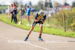 19.10.2024, Arcon, France (FRA): Eric Perrot (FRA) - Biathlon Samse Summer Tour, sprint, Arcon (FRA). www.nordicfocus.com. © Manzoni/NordicFocus. Every downloaded picture is fee-liable.