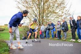 19.10.2024, Arcon, France (FRA): Oceane Michelon (FRA) - Biathlon Samse Summer Tour, sprint, Arcon (FRA). www.nordicfocus.com. © Manzoni/NordicFocus. Every downloaded picture is fee-liable.