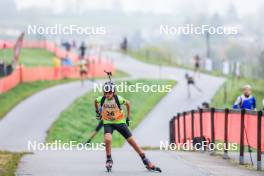 19.10.2024, Arcon, France (FRA): Mael Maliqueo-Repoux (FRA) - Biathlon Samse Summer Tour, sprint, Arcon (FRA). www.nordicfocus.com. © Manzoni/NordicFocus. Every downloaded picture is fee-liable.