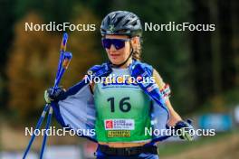 19.10.2024, Arcon, France (FRA): Gilonne Guigonnat (FRA) - Biathlon Samse Summer Tour, sprint, Arcon (FRA). www.nordicfocus.com. © Manzoni/NordicFocus. Every downloaded picture is fee-liable.