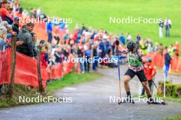 19.10.2024, Arcon, France (FRA): Sebastien Mahon (FRA) - Biathlon Samse Summer Tour, sprint, Arcon (FRA). www.nordicfocus.com. © Manzoni/NordicFocus. Every downloaded picture is fee-liable.