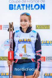 19.10.2024, Arcon, France (FRA): Lena Moretti (FRA) - Biathlon Samse Summer Tour, sprint, Arcon (FRA). www.nordicfocus.com. © Manzoni/NordicFocus. Every downloaded picture is fee-liable.