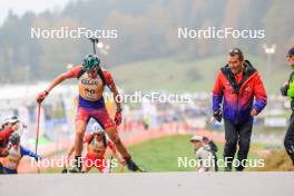 19.10.2024, Arcon, France (FRA): Timeo Amiotte (FRA) - Biathlon Samse Summer Tour, sprint, Arcon (FRA). www.nordicfocus.com. © Manzoni/NordicFocus. Every downloaded picture is fee-liable.