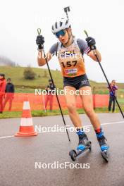 19.10.2024, Arcon, France (FRA): Cassandre Couder (FRA) - Biathlon Samse Summer Tour, sprint, Arcon (FRA). www.nordicfocus.com. © Manzoni/NordicFocus. Every downloaded picture is fee-liable.