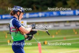 19.10.2024, Arcon, France (FRA): Lou Jeanmonnot (FRA) - Biathlon Samse Summer Tour, sprint, Arcon (FRA). www.nordicfocus.com. © Manzoni/NordicFocus. Every downloaded picture is fee-liable.