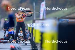 19.10.2024, Arcon, France (FRA): Anselme Lutaud (FRA) - Biathlon Samse Summer Tour, sprint, Arcon (FRA). www.nordicfocus.com. © Manzoni/NordicFocus. Every downloaded picture is fee-liable.