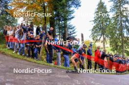 19.10.2024, Arcon, France (FRA): Arnaud Du Pasquier (SUI) - Biathlon Samse Summer Tour, sprint, Arcon (FRA). www.nordicfocus.com. © Manzoni/NordicFocus. Every downloaded picture is fee-liable.