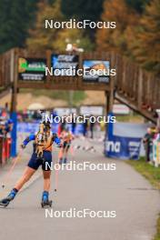 19.10.2024, Arcon, France (FRA): Enora Penalvert (FRA) - Biathlon Samse Summer Tour, sprint, Arcon (FRA). www.nordicfocus.com. © Manzoni/NordicFocus. Every downloaded picture is fee-liable.