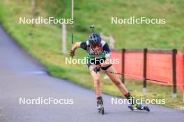 19.10.2024, Arcon, France (FRA): Erika Jaenkae (FIN) - Biathlon Samse Summer Tour, sprint, Arcon (FRA). www.nordicfocus.com. © Manzoni/NordicFocus. Every downloaded picture is fee-liable.