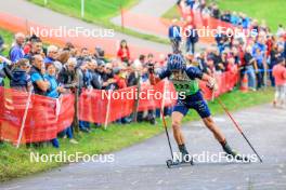 19.10.2024, Arcon, France (FRA): Quentin Fillon Maillet (FRA) - Biathlon Samse Summer Tour, sprint, Arcon (FRA). www.nordicfocus.com. © Manzoni/NordicFocus. Every downloaded picture is fee-liable.