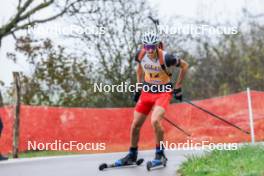 19.10.2024, Arcon, France (FRA): Gaspard Vinay (FRA) - Biathlon Samse Summer Tour, sprint, Arcon (FRA). www.nordicfocus.com. © Manzoni/NordicFocus. Every downloaded picture is fee-liable.