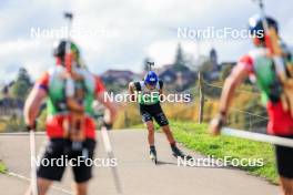 19.10.2024, Arcon, France (FRA): Oscar Lombardot (FRA) - Biathlon Samse Summer Tour, sprint, Arcon (FRA). www.nordicfocus.com. © Manzoni/NordicFocus. Every downloaded picture is fee-liable.