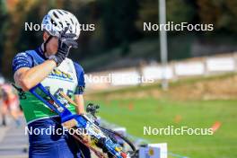 19.10.2024, Arcon, France (FRA): Emilien Jacquelin (FRA) - Biathlon Samse Summer Tour, sprint, Arcon (FRA). www.nordicfocus.com. © Manzoni/NordicFocus. Every downloaded picture is fee-liable.