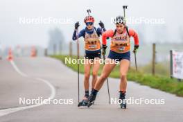 19.10.2024, Arcon, France (FRA): Emma Gross (BEL) - Biathlon Samse Summer Tour, sprint, Arcon (FRA). www.nordicfocus.com. © Manzoni/NordicFocus. Every downloaded picture is fee-liable.