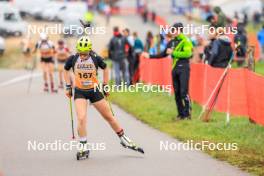 19.10.2024, Arcon, France (FRA): Camille Boury (FRA) - Biathlon Samse Summer Tour, sprint, Arcon (FRA). www.nordicfocus.com. © Manzoni/NordicFocus. Every downloaded picture is fee-liable.