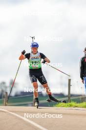 19.10.2024, Arcon, France (FRA): Oscar Lombardot (FRA) - Biathlon Samse Summer Tour, sprint, Arcon (FRA). www.nordicfocus.com. © Manzoni/NordicFocus. Every downloaded picture is fee-liable.