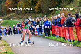 19.10.2024, Arcon, France (FRA): Maelle Achoui (FRA) - Biathlon Samse Summer Tour, sprint, Arcon (FRA). www.nordicfocus.com. © Manzoni/NordicFocus. Every downloaded picture is fee-liable.