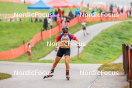 19.10.2024, Arcon, France (FRA): Romane Ottenheimer De Gail (FRA) - Biathlon Samse Summer Tour, sprint, Arcon (FRA). www.nordicfocus.com. © Manzoni/NordicFocus. Every downloaded picture is fee-liable.