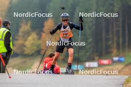 19.10.2024, Arcon, France (FRA): Candide Thibert Jouan (FRA) - Biathlon Samse Summer Tour, sprint, Arcon (FRA). www.nordicfocus.com. © Manzoni/NordicFocus. Every downloaded picture is fee-liable.