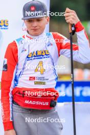 19.10.2024, Arcon, France (FRA): Mathis Yvoz (FRA) - Biathlon Samse Summer Tour, sprint, Arcon (FRA). www.nordicfocus.com. © Manzoni/NordicFocus. Every downloaded picture is fee-liable.