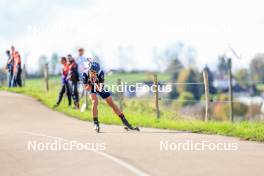 19.10.2024, Arcon, France (FRA): Quentin Fillon Maillet (FRA) - Biathlon Samse Summer Tour, sprint, Arcon (FRA). www.nordicfocus.com. © Manzoni/NordicFocus. Every downloaded picture is fee-liable.