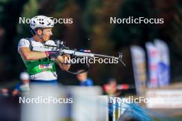 19.10.2024, Arcon, France (FRA): Maxime Germain (USA) - Biathlon Samse Summer Tour, sprint, Arcon (FRA). www.nordicfocus.com. © Manzoni/NordicFocus. Every downloaded picture is fee-liable.