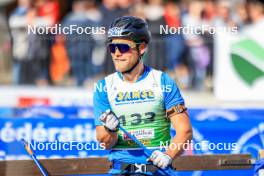 19.10.2024, Arcon, France (FRA): Antonin Guigonnat (FRA) - Biathlon Samse Summer Tour, sprint, Arcon (FRA). www.nordicfocus.com. © Manzoni/NordicFocus. Every downloaded picture is fee-liable.