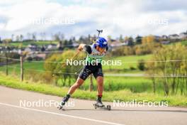 19.10.2024, Arcon, France (FRA): Oscar Lombardot (FRA) - Biathlon Samse Summer Tour, sprint, Arcon (FRA). www.nordicfocus.com. © Manzoni/NordicFocus. Every downloaded picture is fee-liable.