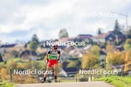 19.10.2024, Arcon, France (FRA): Pierig Maillot (FRA) - Biathlon Samse Summer Tour, sprint, Arcon (FRA). www.nordicfocus.com. © Manzoni/NordicFocus. Every downloaded picture is fee-liable.