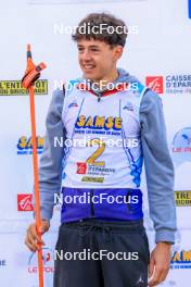 19.10.2024, Arcon, France (FRA): Timeo Amiotte (FRA) - Biathlon Samse Summer Tour, sprint, Arcon (FRA). www.nordicfocus.com. © Manzoni/NordicFocus. Every downloaded picture is fee-liable.