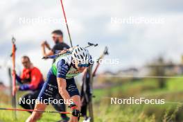 19.10.2024, Arcon, France (FRA): Emilien Jacquelin (FRA) - Biathlon Samse Summer Tour, sprint, Arcon (FRA). www.nordicfocus.com. © Manzoni/NordicFocus. Every downloaded picture is fee-liable.