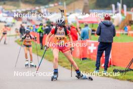 19.10.2024, Arcon, France (FRA): Margot Jackiw (FRA) - Biathlon Samse Summer Tour, sprint, Arcon (FRA). www.nordicfocus.com. © Manzoni/NordicFocus. Every downloaded picture is fee-liable.