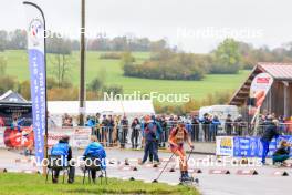 19.10.2024, Arcon, France (FRA): Elsa Bouillet (FRA) - Biathlon Samse Summer Tour, sprint, Arcon (FRA). www.nordicfocus.com. © Manzoni/NordicFocus. Every downloaded picture is fee-liable.