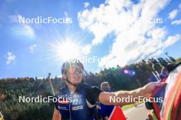 19.10.2024, Arcon, France (FRA): Oscar Lombardot (FRA) - Biathlon Samse Summer Tour, sprint, Arcon (FRA). www.nordicfocus.com. © Manzoni/NordicFocus. Every downloaded picture is fee-liable.