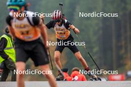 19.10.2024, Arcon, France (FRA): Yann Roguet (FRA) - Biathlon Samse Summer Tour, sprint, Arcon (FRA). www.nordicfocus.com. © Manzoni/NordicFocus. Every downloaded picture is fee-liable.