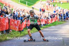 19.10.2024, Arcon, France (FRA): Mathieu Garcia (FRA) - Biathlon Samse Summer Tour, sprint, Arcon (FRA). www.nordicfocus.com. © Manzoni/NordicFocus. Every downloaded picture is fee-liable.