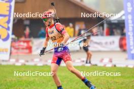 19.10.2024, Arcon, France (FRA): Augustin Remonnay (FRA) - Biathlon Samse Summer Tour, sprint, Arcon (FRA). www.nordicfocus.com. © Manzoni/NordicFocus. Every downloaded picture is fee-liable.