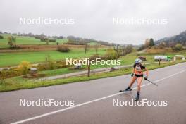 19.10.2024, Arcon, France (FRA): Adele Ouvrier-Buffet (FRA) - Biathlon Samse Summer Tour, sprint, Arcon (FRA). www.nordicfocus.com. © Manzoni/NordicFocus. Every downloaded picture is fee-liable.