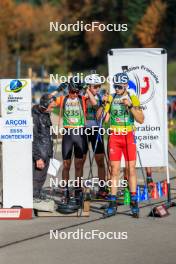 19.10.2024, Arcon, France (FRA): Lucas Duc-Goninaz (FRA) - Biathlon Samse Summer Tour, sprint, Arcon (FRA). www.nordicfocus.com. © Manzoni/NordicFocus. Every downloaded picture is fee-liable.