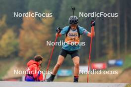 19.10.2024, Arcon, France (FRA): Romeo Dous (FRA) - Biathlon Samse Summer Tour, sprint, Arcon (FRA). www.nordicfocus.com. © Manzoni/NordicFocus. Every downloaded picture is fee-liable.