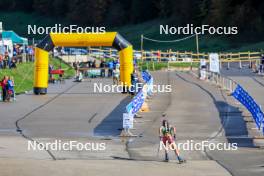 19.10.2024, Arcon, France (FRA): Undefined athlete competes - Biathlon Samse Summer Tour, sprint, Arcon (FRA). www.nordicfocus.com. © Manzoni/NordicFocus. Every downloaded picture is fee-liable.