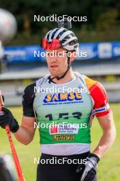 19.10.2024, Arcon, France (FRA): Thierry Langer (BEL) - Biathlon Samse Summer Tour, sprint, Arcon (FRA). www.nordicfocus.com. © Manzoni/NordicFocus. Every downloaded picture is fee-liable.