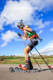 19.10.2024, Arcon, France (FRA): Noe Rochegude-Ribot (FRA) - Biathlon Samse Summer Tour, sprint, Arcon (FRA). www.nordicfocus.com. © Manzoni/NordicFocus. Every downloaded picture is fee-liable.