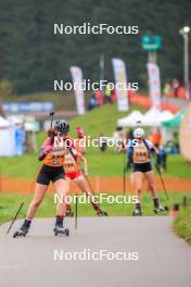 19.10.2024, Arcon, France (FRA): Norah Lesage (FRA) - Biathlon Samse Summer Tour, sprint, Arcon (FRA). www.nordicfocus.com. © Manzoni/NordicFocus. Every downloaded picture is fee-liable.