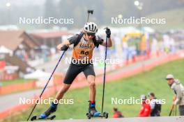 19.10.2024, Arcon, France (FRA): Clement Rodriguez (FRA) - Biathlon Samse Summer Tour, sprint, Arcon (FRA). www.nordicfocus.com. © Manzoni/NordicFocus. Every downloaded picture is fee-liable.